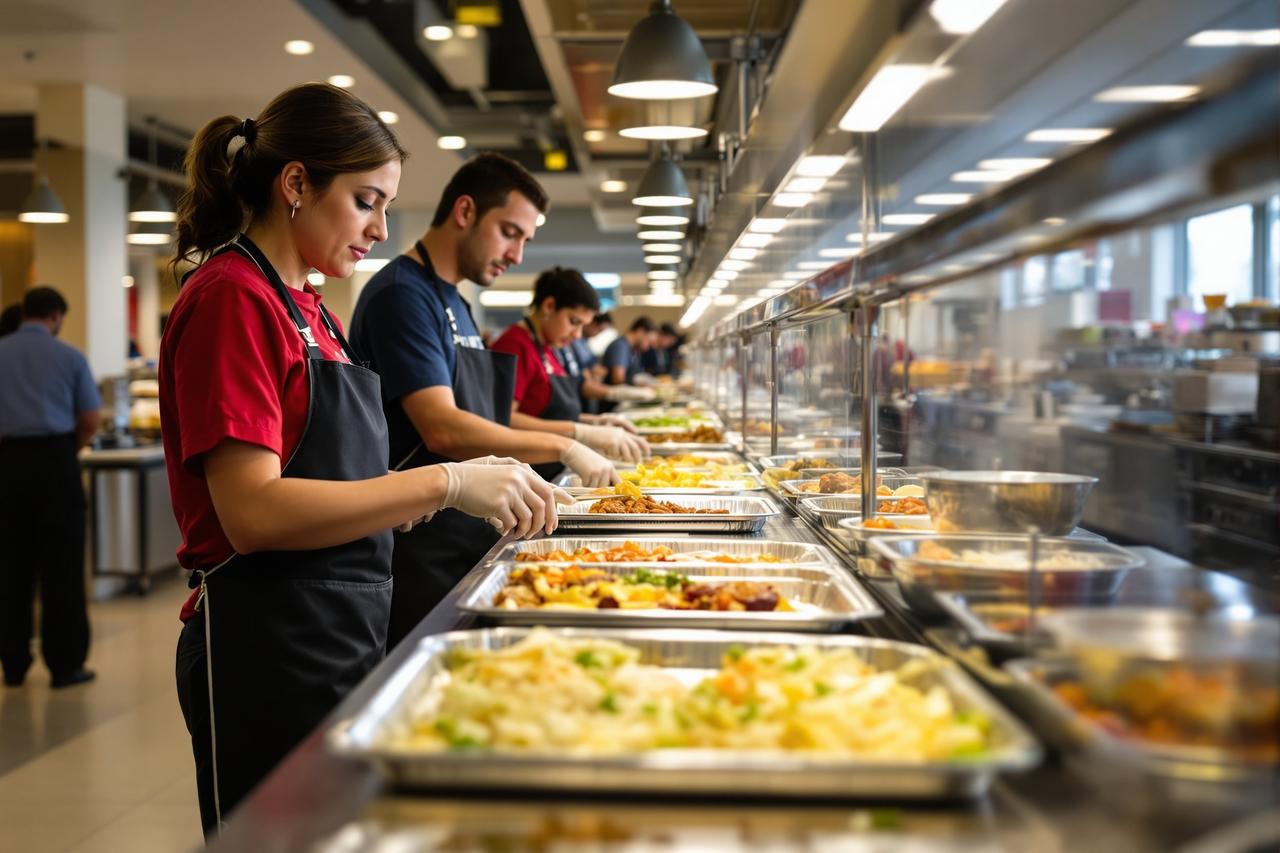 某高校食堂阿姨被曝给学生打饭时故意少给 - 看料网娱乐八卦